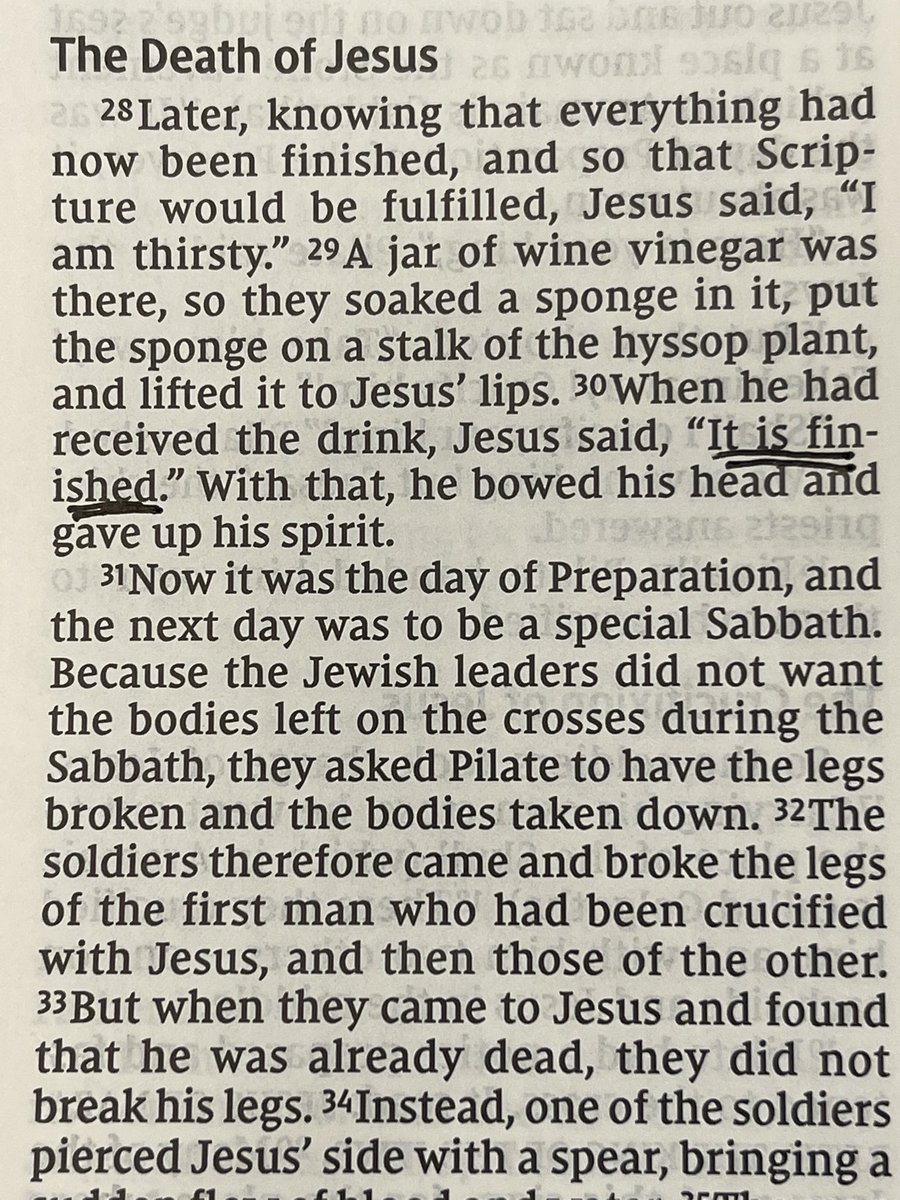 seanfeucht's tweet photo. The three greatest words ever spoken in the history of mankind:

“IT IS FINISHED.” ✝️

#GoodFriday https://t.co/m6NW6BYnKM