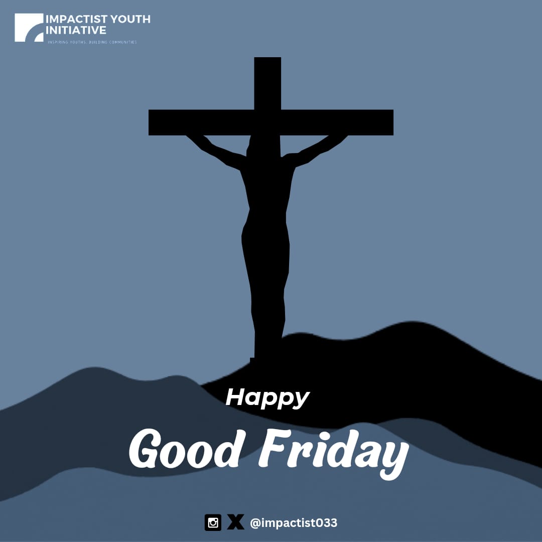 Happy Easter Friday, everyone 🎉  Let's celebrate the hope, peace, and joy that this special day brings.

#GoodFriday 
#EasterFriday 
#Jesus