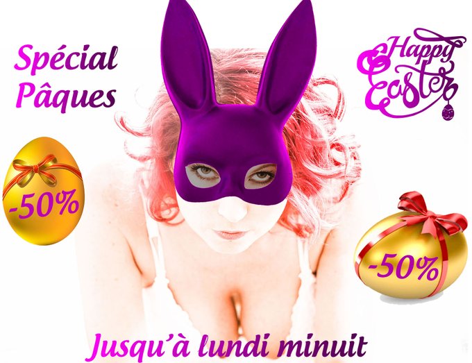 Bon week end de P&acirc;ques les loulous, pour l'occasion mon acc&egrave;s priv&eacute;e &agrave; moiti&eacute; prix jusqu'&agrave; lundi minuit🎁🎁🌡️🔥 https://t