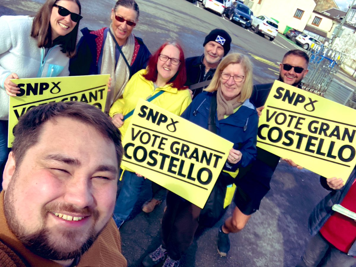 Another great day out campaigning in Strathaven. Going to be hitting the streets this long Easter weekend, all across East Kilbride, Strathaven and Stonehouse, speaking with voters about the SNP’s positive vision for Scotland’s future.