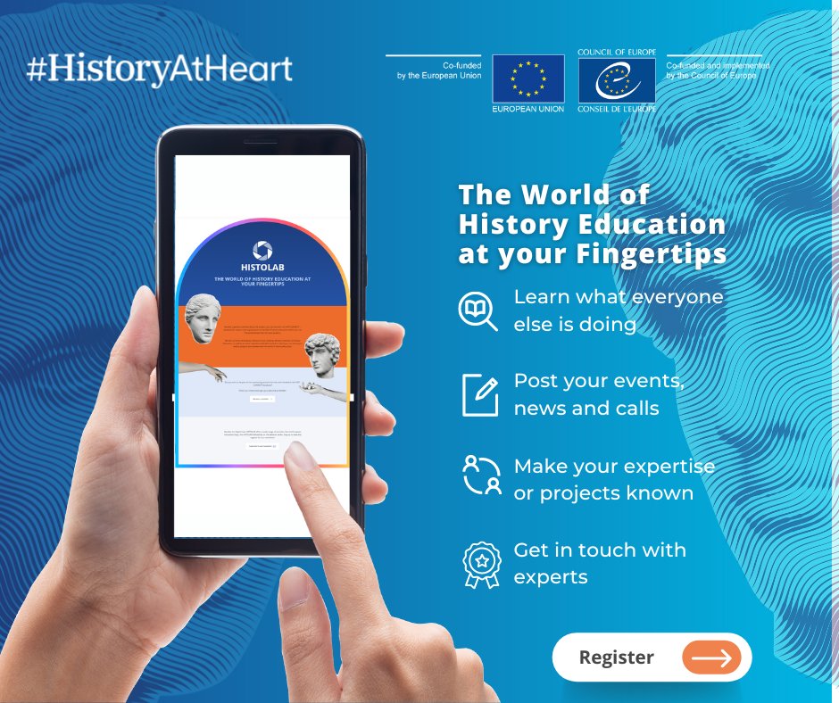 To all #historyeducators! Have you heard of the #HISTOLAB Hub? histolab.coe.int It helps you stay up to date with what is going on in history education: ➡️events in 2024 ➡️170 contacts ➡️170+ curated resources Last chance to submit your content for our next newsletter!