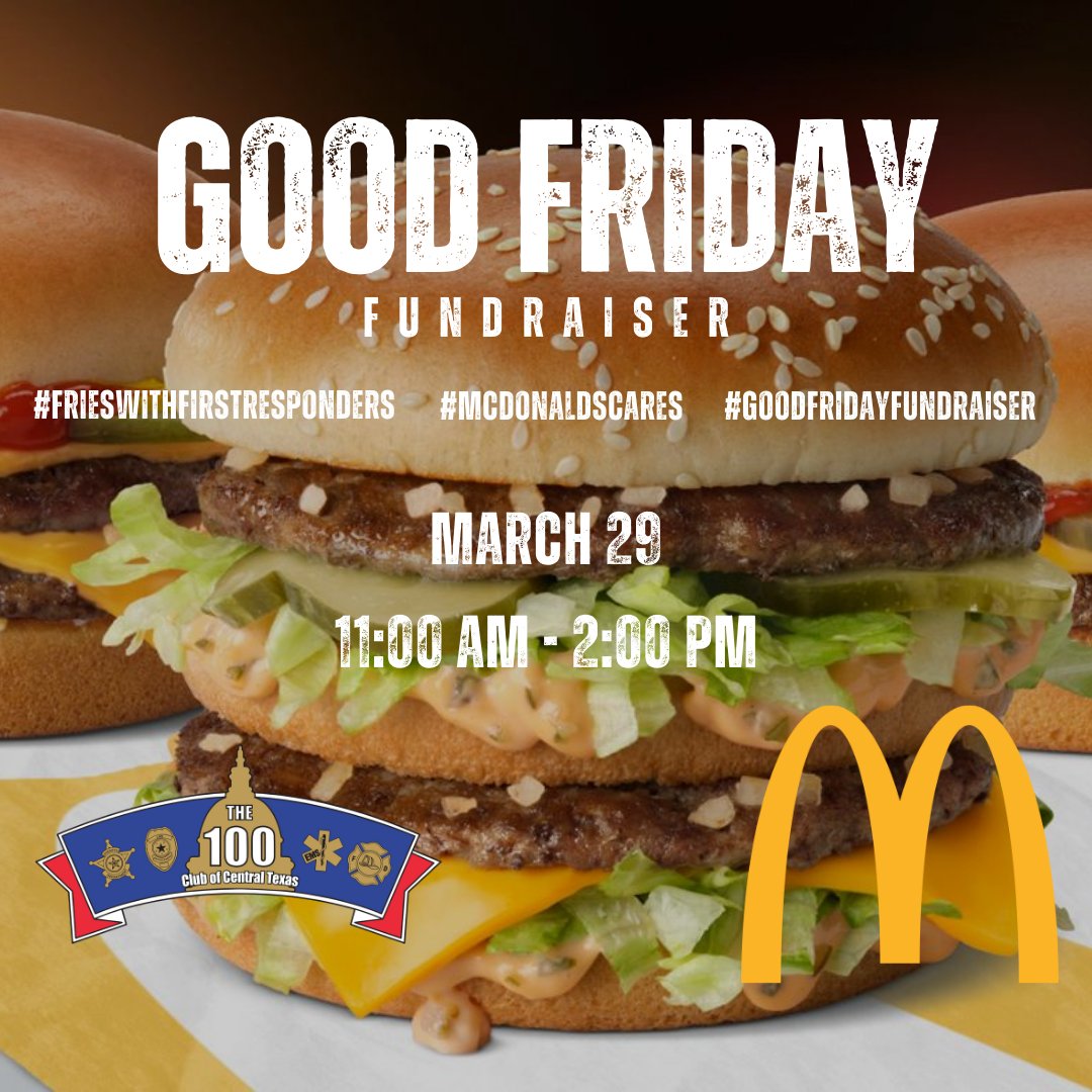 JoinAFD's tweet image. Please come out and join us today for the Annual Good Friday Fundraiser from 11-2! We're excited to serve you! #FriesWithFirstResponders #GoodFridayFundraiser