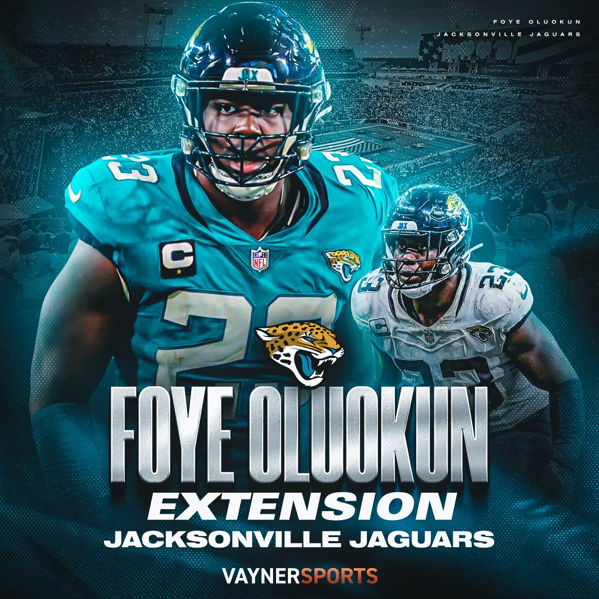 ‘@foyelicious is back in JAX. @Jaguars #VaynerSports