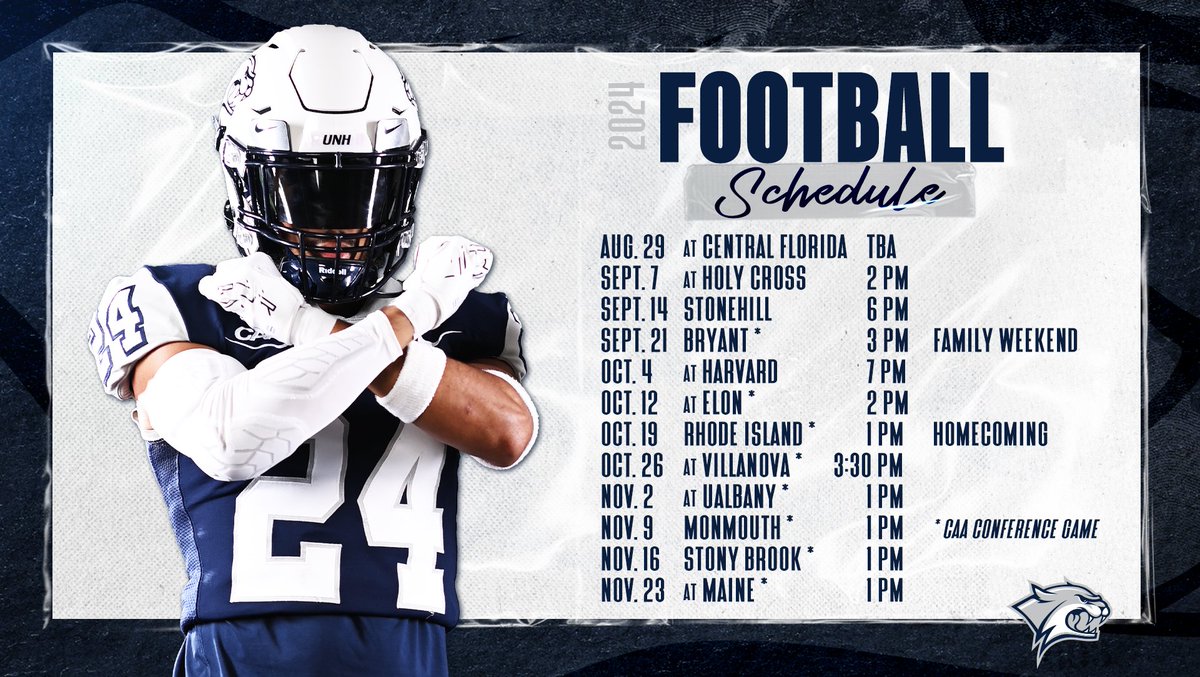 Game times are here for 2024!

🎟️ ➡️ tinyurl.com/cmnkhdde
Full Story ➡️ tinyurl.com/2p4jnse7

#BeTheRoar #GraniteStrong