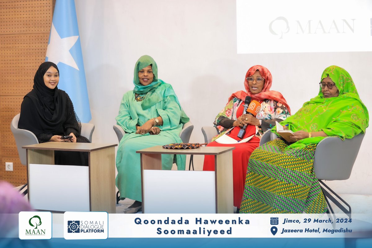 MAAN_HQ's tweet photo. Full house as we've just kicked off our event on the Somali Women's Quota. Expert panelists and a diverse audience are present as we're going to have an interactive session today. 

Stay tuned for further updates. #MaanForum #SomaliWomenQuota https://t.co/8YyxUhR2M0
