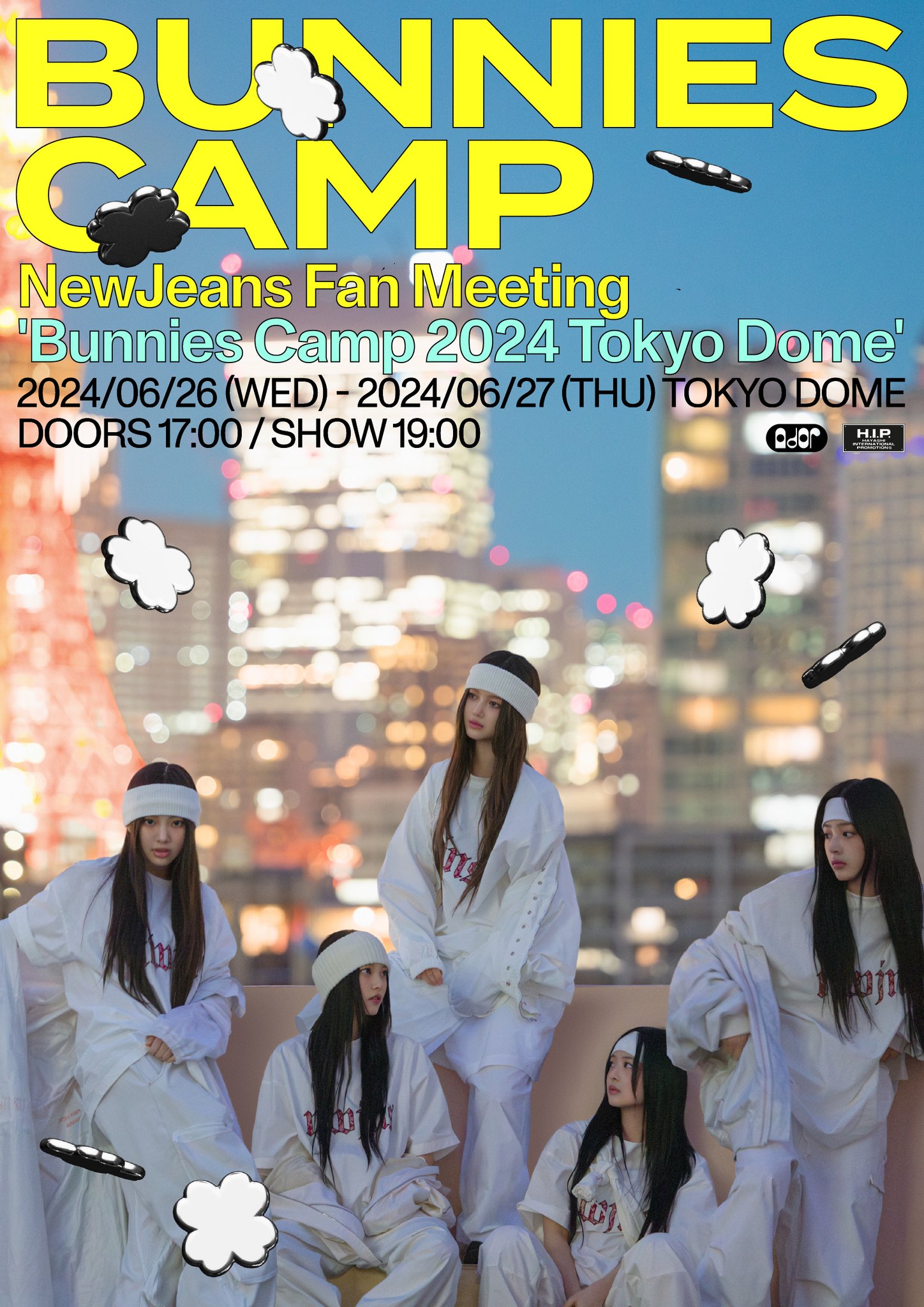 ニュージーンズバンダナ　Bunnies Camp 2024 Tokyo Dome s-l400.jpg