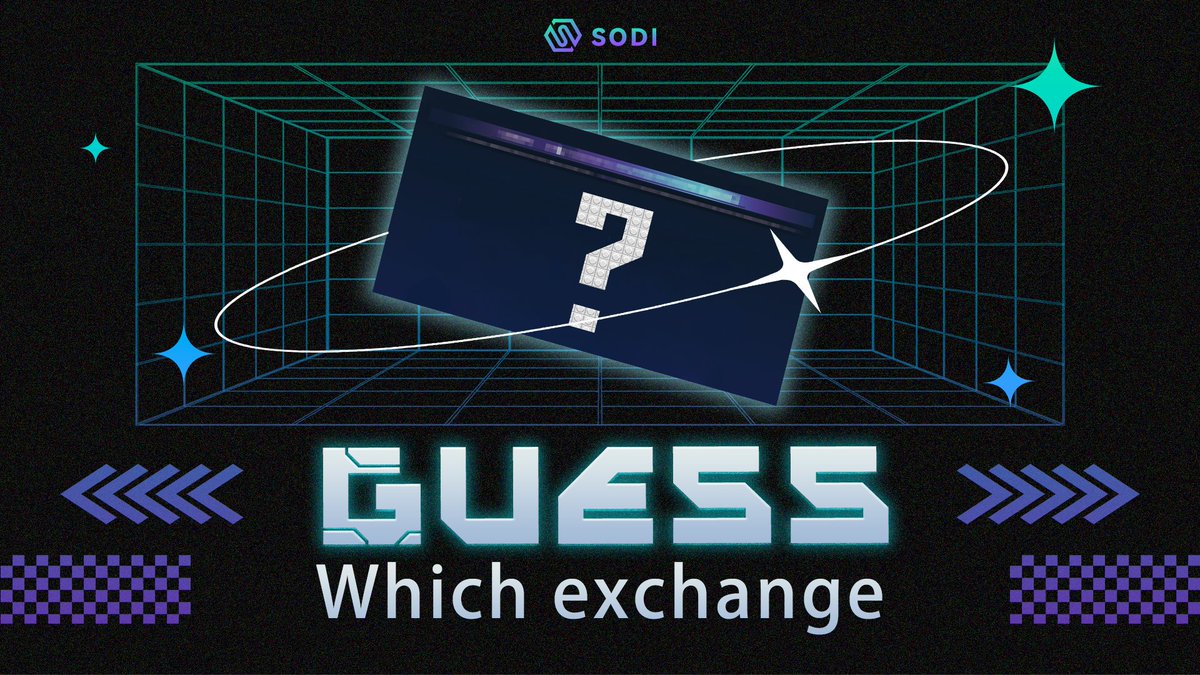 🔥New Listing Confirmed!

😎Guess which exchange #Sodi will be listed on next week?

👉Comment your answer and SOL address, those who guess correctly will share 10,000 SODI.

Let's start! 🚀
💡Global Top 10 exchanges, home to the most 100x coins.

#Sodi $SODI #SodiProtocol