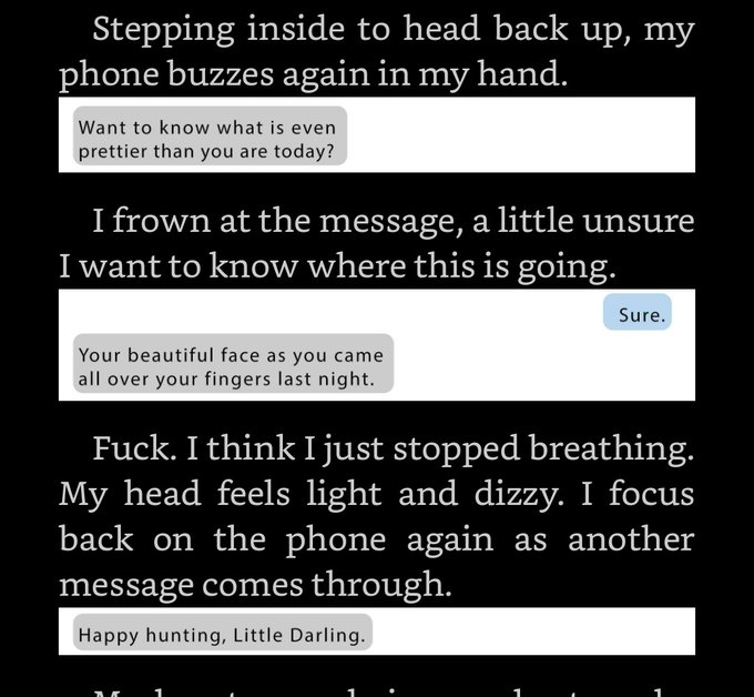 I am an absolute *slut* for text message convos between the serial killer/stalker mmc to our fmc 😫😫😫 cr:
