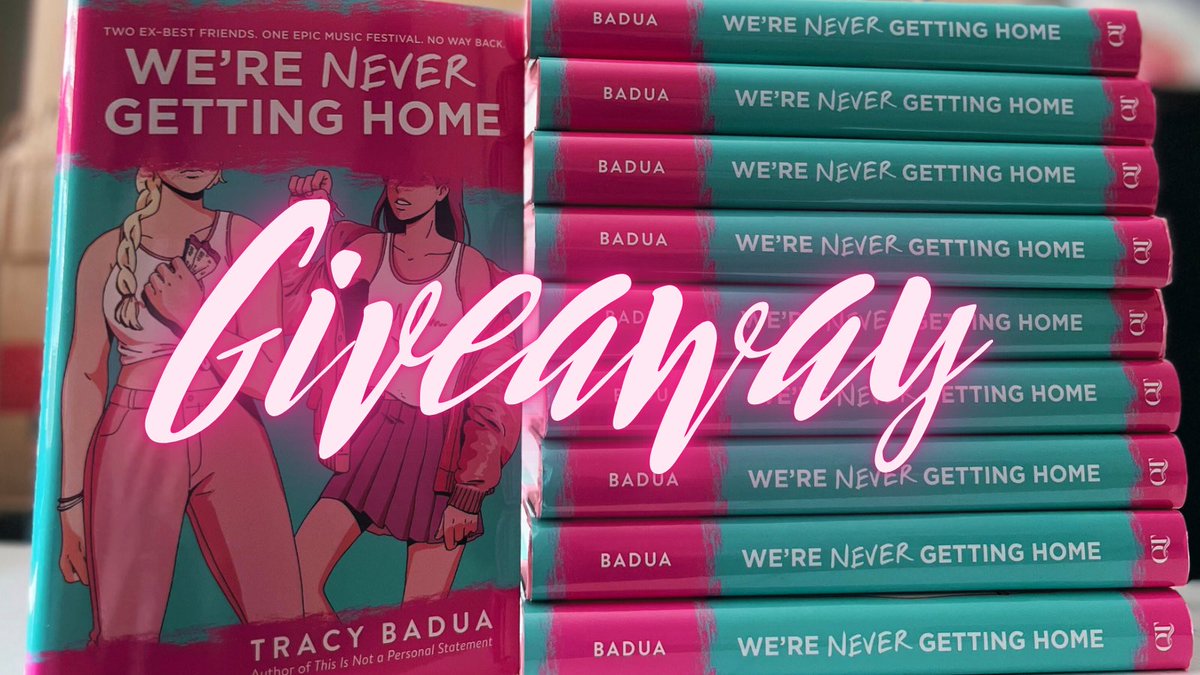 tracybwrites's tweet photo. ✨BOOK GIVEAWAY✨

WE’RE NEVER GETTING HOME is out next month on 4/16, and I’m celebrating/procrastinating with a giveaway! To enter,
1) follow me @tracybwrites, 
2) RT, and
3) comment with a concert (good or bad 😅) that you’ve been to! 

US only, ends noon pacific 4/2 https://t.co/VNIRSkRT2Y