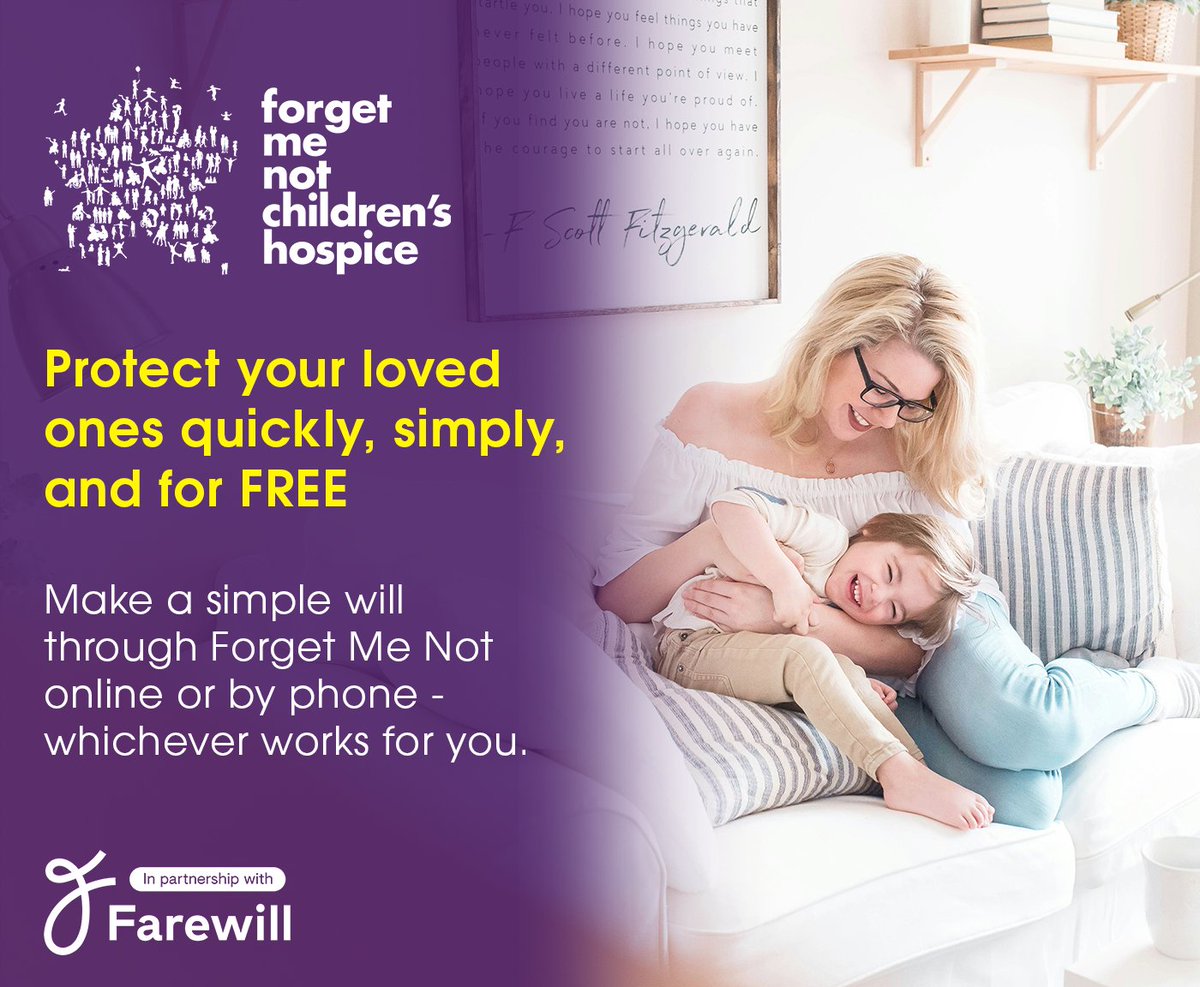 If you’ve not got your will sorted yet, what’s stopping you? If it’s the cost, we’ve got you covered. It doesn’t take long, and you’ll be giving your loved ones real peace of mind that whatever happens, they’re protected. Get started now: farewill.com/forgetmenot-so…