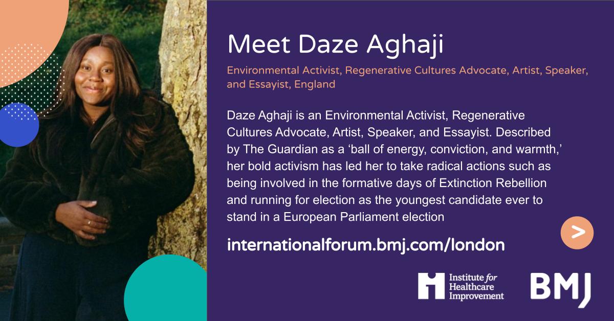 Quality Forum (@qualityforum) on Twitter photo Introducing our newly confirmed #Quality2024 #London Keynote speaker...
⭐ Daze Aghaji
<a href="/DazeAghaji/">Daze Aghaji</a>
Who will be discussing why it’s so important to consider our connection to the planet world 🌎
bit.ly/3UHwnGS Introducing our newly confirmed #Quality2024 #London Keynote speaker...
⭐ Daze Aghaji
<a href="/DazeAghaji/">Daze Aghaji</a>
Who will be discussing why it’s so important to consider our connection to the planet world 🌎
bit.ly/3UHwnGS