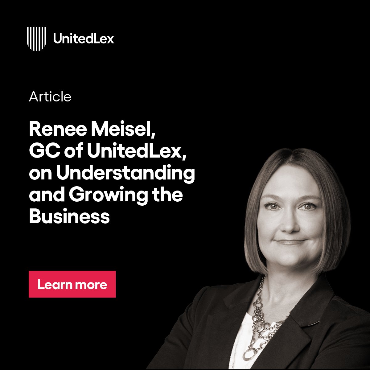 In a recent interview with Corporate Counsel, Renee Meisel talks about what attracted her to UnitedLex and offers advice for aspiring in-house legal leaders: hubs.li/Q02r8VwY0 #legalops #corporatecounsel #interview #unitedlex #generalcounsel #growth #inspiration