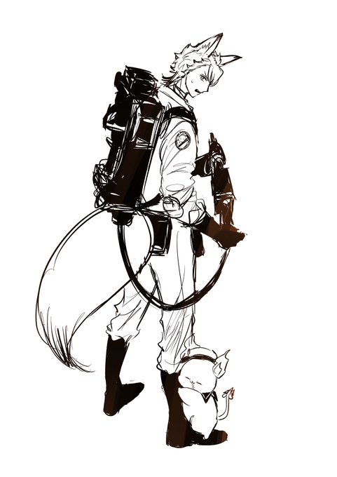 「leash tail」 illustration images(Latest)