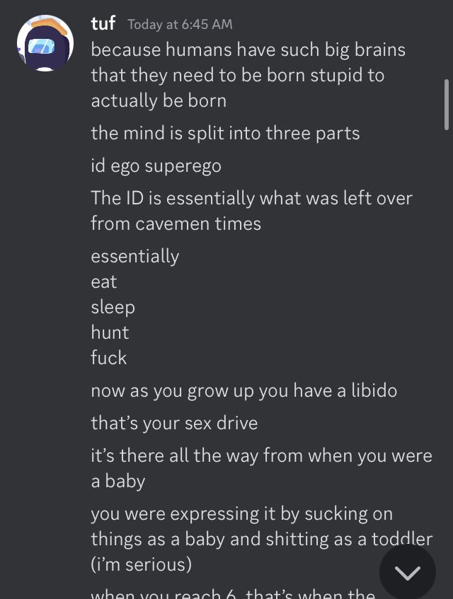 K3Sharks's tweet photo. Babies don’t have a sex drive what the fuck

They suck on things to teeth, or because they think it’s a teet to get milk from. What the fuck is wrong with you https://t.co/jr2NVs9GAl