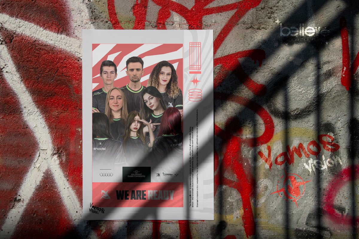 💥 BİZ HAZIRIZ!

VCT Game Changers EMEA: Contenders Series 1 Group Stage yarın başlıyor.

#RiseToGlory | #VCTGameChangersEMEA