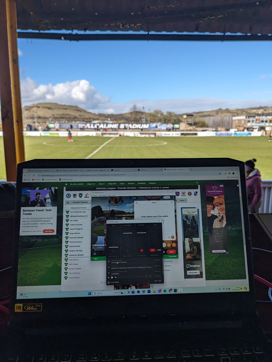 SeasidersRadio's tweet photo. And we're Live! 

Tune in now for the @IsthmianLeague action as @FIFC take on @LewesFCMen! 

https://t.co/OxAcKCO4co https://t.co/OdX5ORWgv8