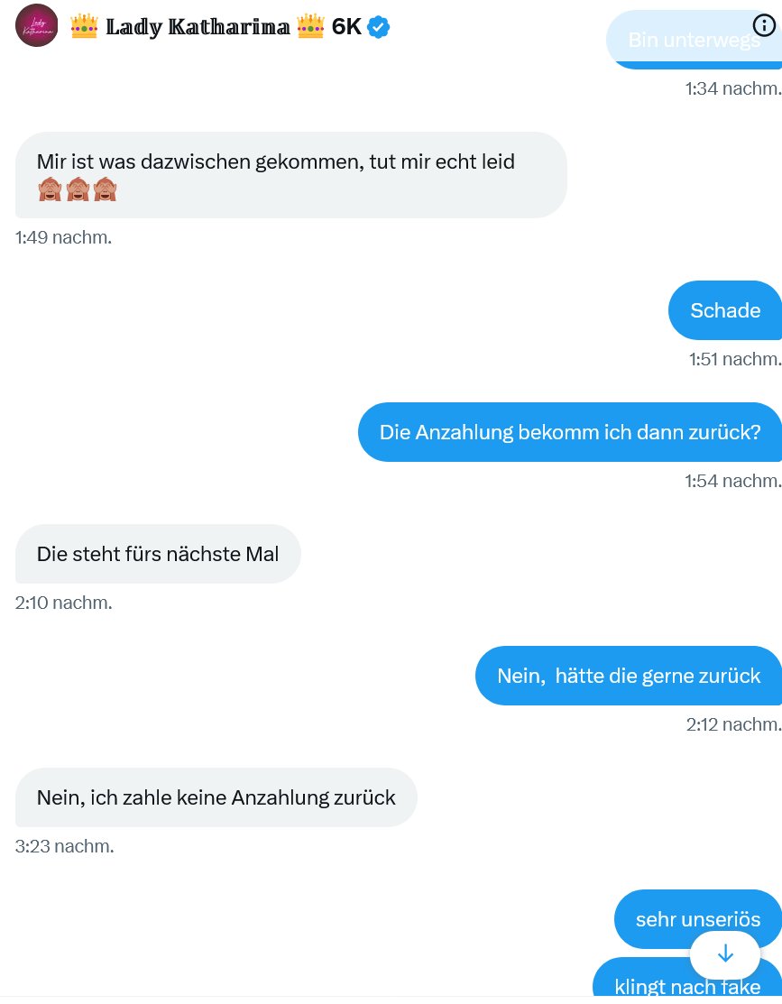 Vorsicht Lady Katharina ist ein Fake!!!