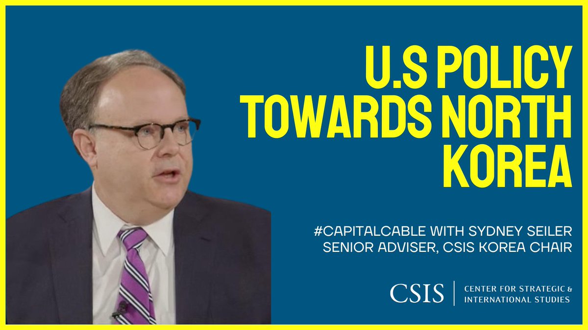 🗓️ Thursday, April 4 🕤 9:30 - 10:15 AM (ET) Join the @CSIS #TheCapitalCable next Thursday featuring @CSISKoreaChair @sydseiler, @VictorDCha, @mwlippert, & @CFR_org @SueMiTerry, to find out the takeaways from the 2024 IC Annual Threat Assessment and their insights on the U.S.…