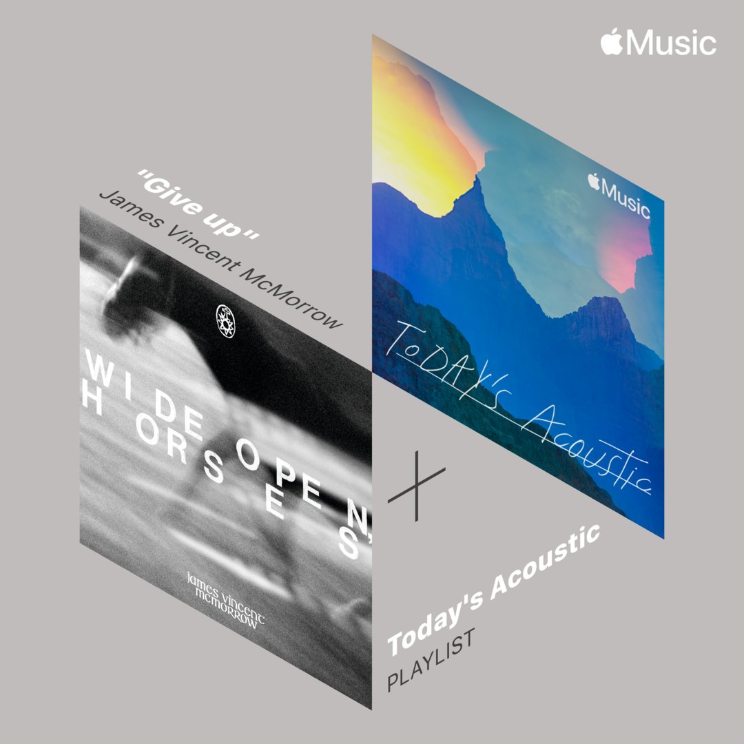 Big <3 to @AppleMusic for including 'Give up ' in 'Today's Acoustic' playlist. Stream the playlist here: music.apple.com/gb/playlist/to…