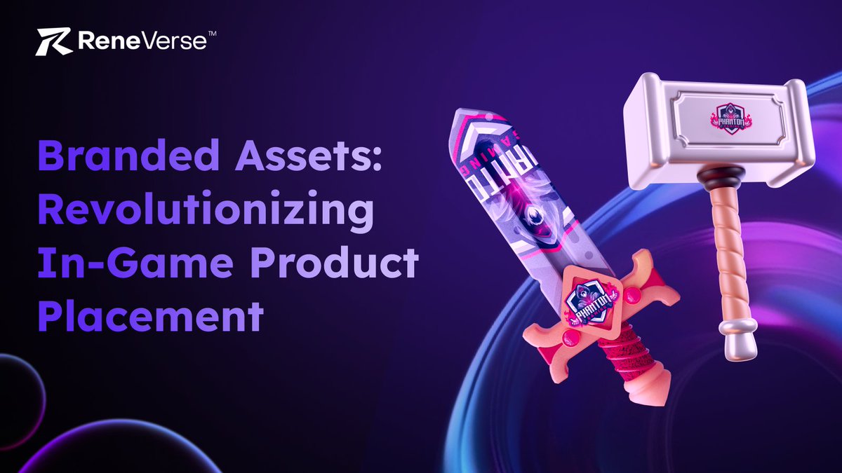 ReneVerse_io's tweet photo. In-game ads are great for exposure 👁️
But not always for brand perception 🤩

Gamers want fresh, creative, and engaging content - not plain display ads.
Product placement is one such alternative. 🏎️

Introducing 💎 Branded Assets 💎 The new meta for in-game marketing.

🧵 (1/7)