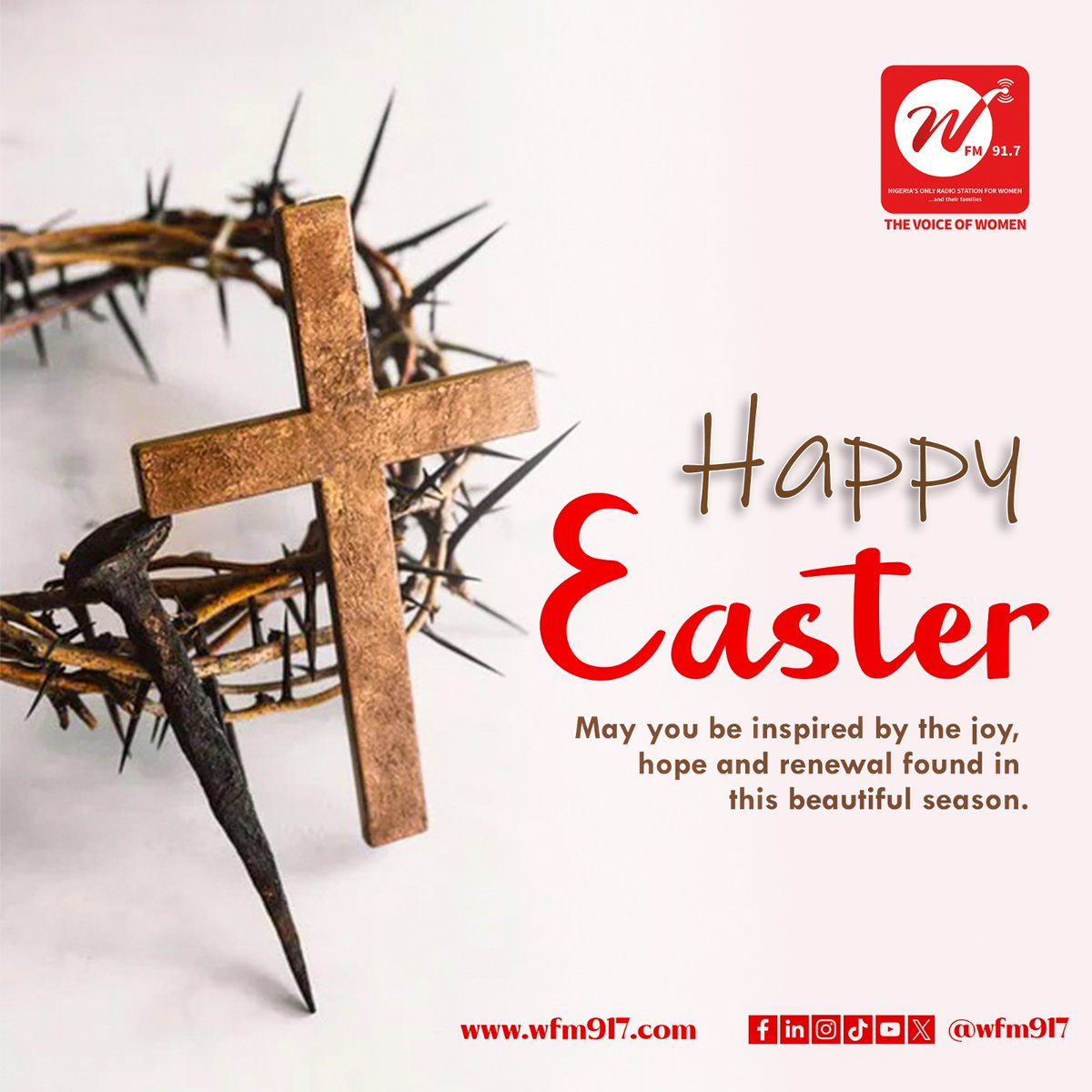 Wishing you all a joy-filled Easter from Women Radio, here's to new beginnings and the beauty of the season! #HappyEaster #EasterCelebration #EasterBlessings