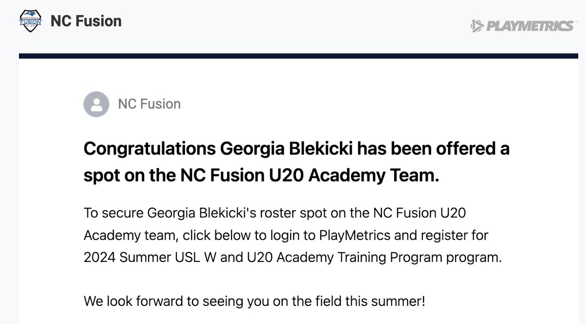 gablekicki's tweet photo. Can't wait to compete again in our USL program!! Great way to spend the summer days and nights. #goalie #keeeper #grindneverstops @ECNLgirls @ImYouthSoccer @ImCollegeSoccer @TopDrawerSoccer @NC_Fusion @NCFusionUSL https://t.co/YKBaCbiMh5