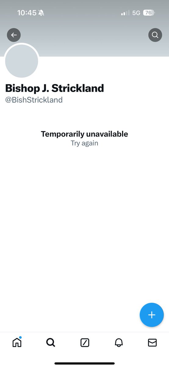 @x, why are @BishStrickland and @frfrankpavone’s pages temporarily unavailable? @Support @premium @elonmusk @Zack_Chibane @mehes3