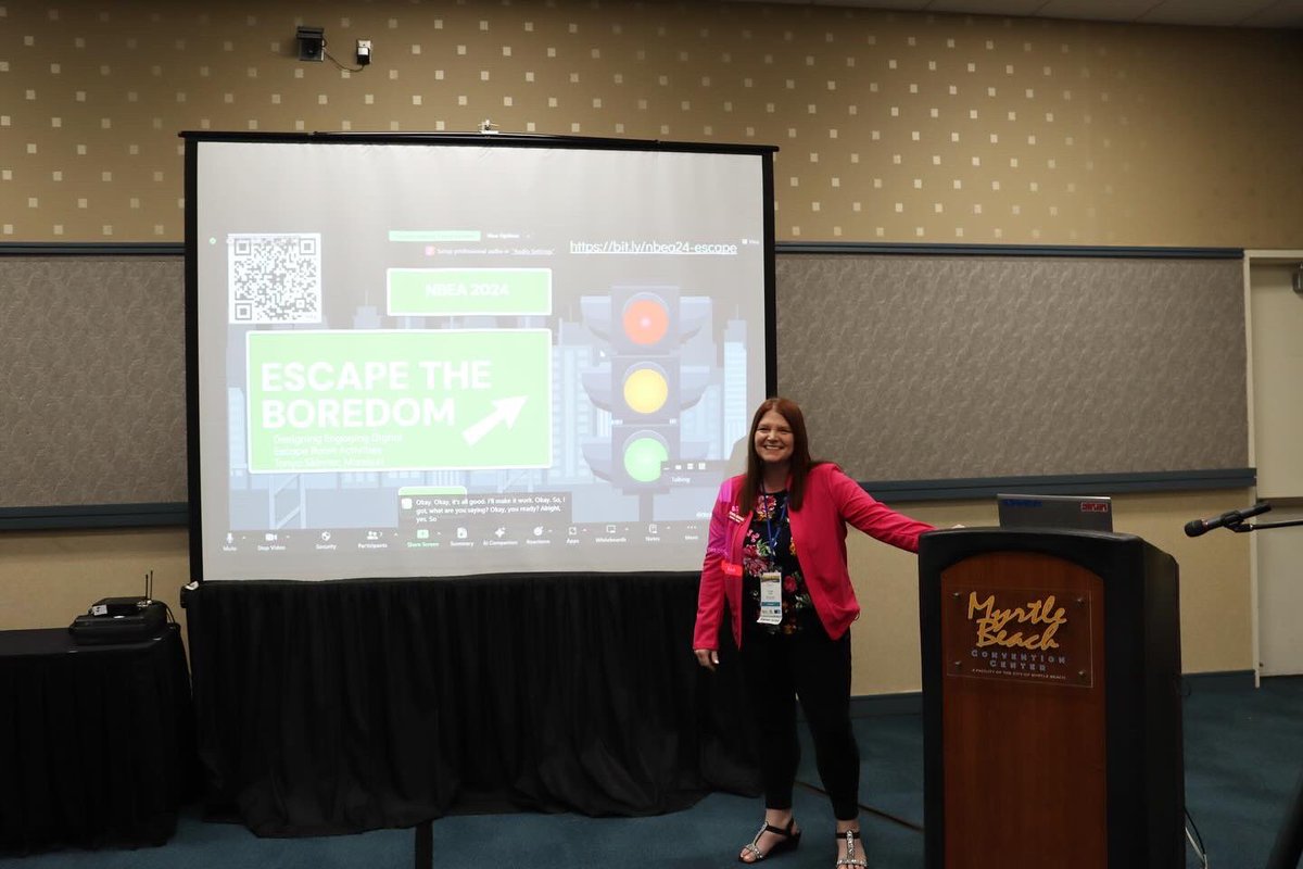 Anne Reamer, NBCT (@annereamer) on Twitter photo Thanks <a href="/tonyaskinner/">Tonya Skinner</a> for your great session, Escaping the Boredom! I especially enjoyed participating by doing an actual escape room with my team.
I'm feeling inspired to create my own for my classes now, & the tips you shared will be invaluable.
<a href="/NBEA/">National Business Education Association</a> #businesseducation Thanks <a href="/tonyaskinner/">Tonya Skinner</a> for your great session, Escaping the Boredom! I especially enjoyed participating by doing an actual escape room with my team.
I'm feeling inspired to create my own for my classes now, & the tips you shared will be invaluable.
<a href="/NBEA/">National Business Education Association</a> #businesseducation
