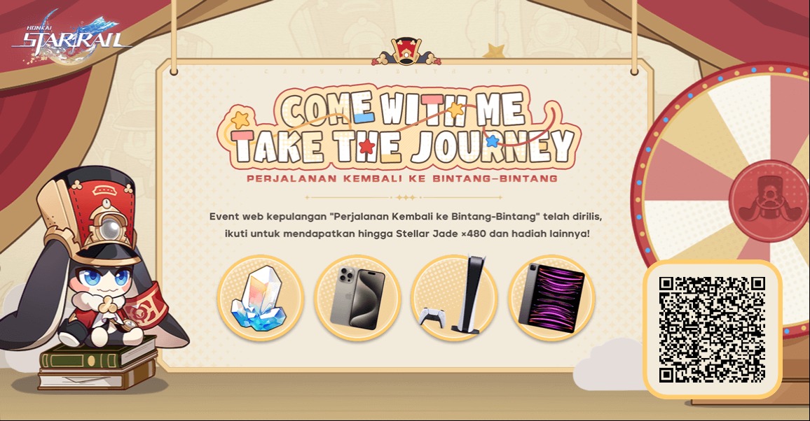 Undang Trailblazer yang kembali untuk menghubungkan kode undangan dan log in game untuk memenangkan Stellar Jade, PlayStation®5, iPhone dan hadiah kejutan lainnya!