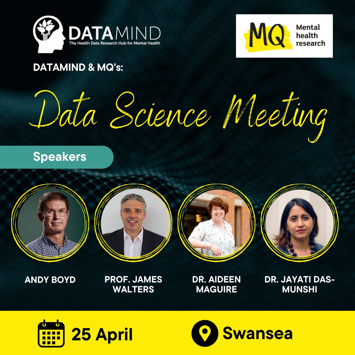 🗣️ Calling all #researchers, practitioners, and professionals passionate about #mentalhealth #datascience! Join us and @MQmentalhealth for an exciting Data Science Meeting with talks by experts like Jayati Das-Munshi, Andy Boyd, and more. Register here: eventbrite.co.uk/e/mq-and-datam…