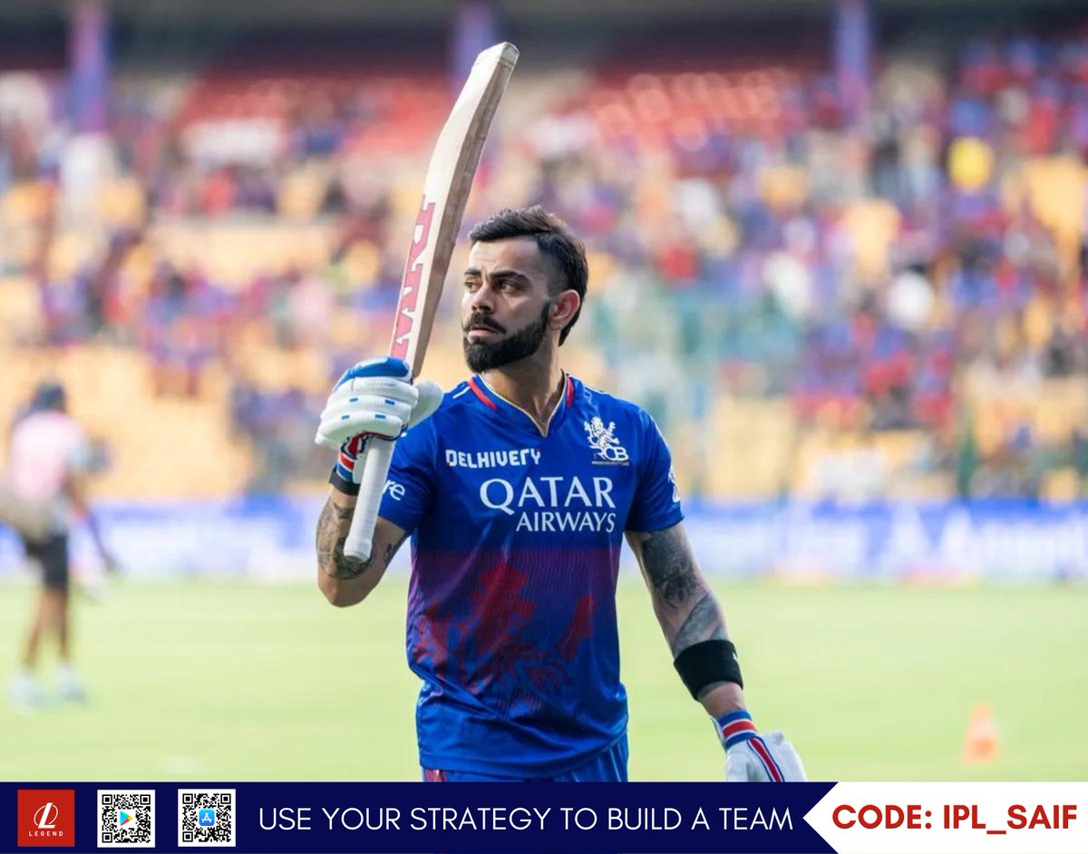 saifahmed75's tweet photo. Kohli just being Kohli. ⚡️

2 matches, 2 FIFTIES to start the season with. 93rd T20 FIFTY for the run-machine. 🙌🏼

#Legendfantasy #IPL2024 https://t.co/evcW3zfJZL