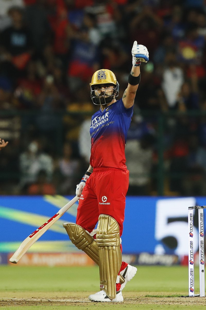 IPL's tweet photo. Scoring Consecutive 5️⃣0️⃣s 👍

Virat Kohli continues his lethal form 🔥

@RCBTweets are 104/2 after 12 overs

Follow the Match ▶️ https://t.co/CJLmcs7aNa

#TATAIPL | #RCBvKKR https://t.co/pb131QG6r3