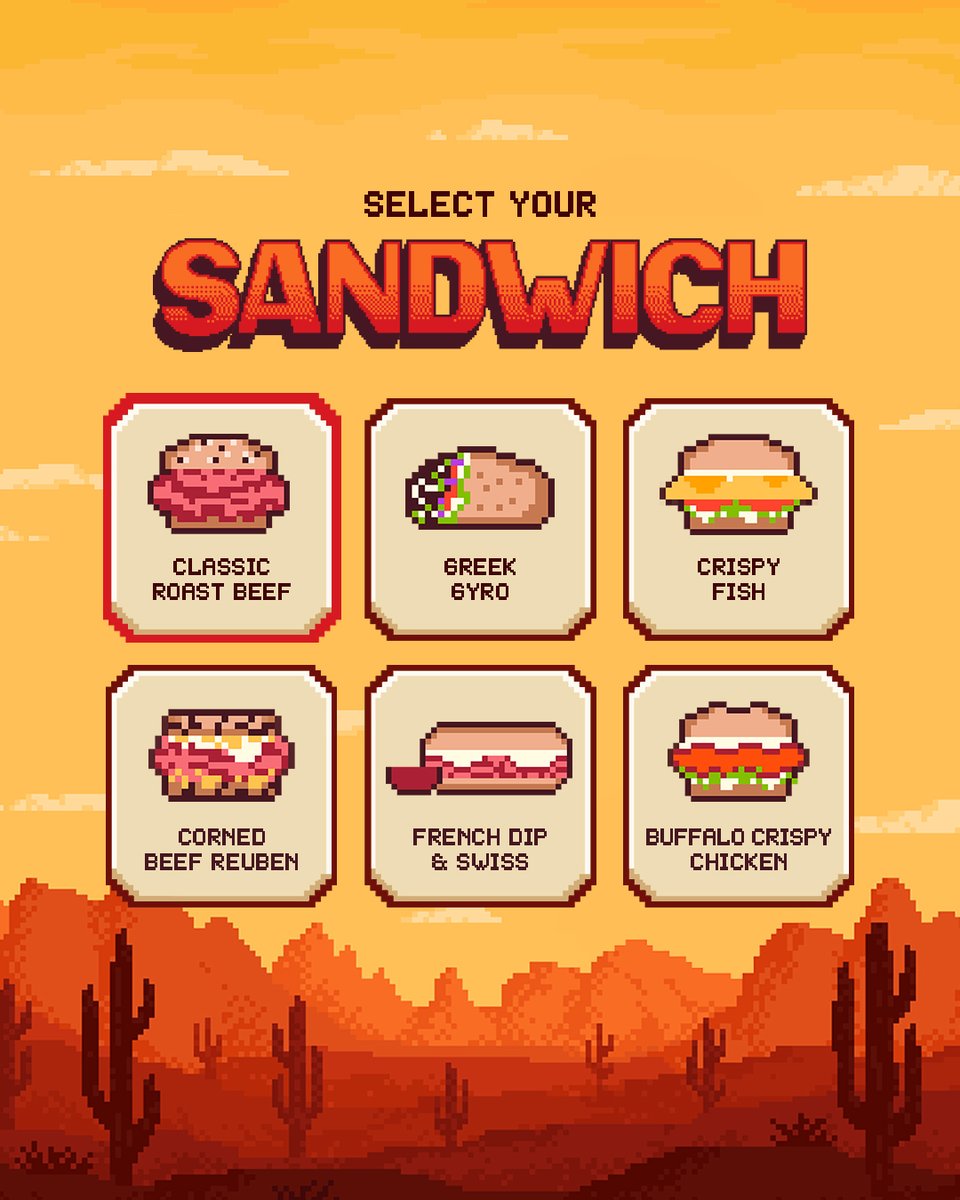 ➡️SELECT YOUR SANDWICH