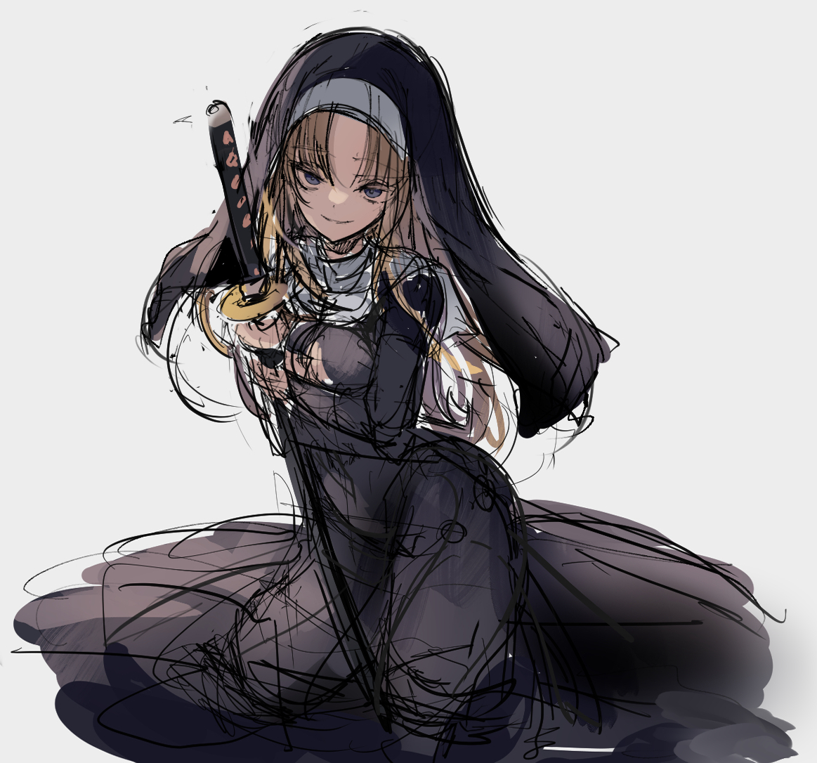 合間にこういうラフを描いたりもする 