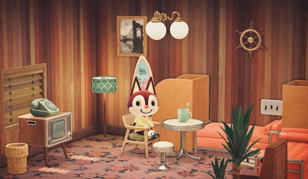 lounoroom's tweet photo. 60's 

・プール
・ホテル
・タイニーハウス
・ホテルロビー

#animalcrossing #ACNH #あつ森　#AnimalCrossingNewHorizons https://t.co/BAD91N114A