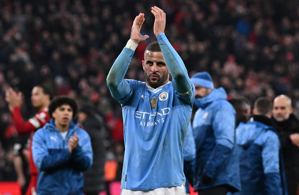 FabrizioRomano's tweet photo. 🔵⚠️ Pep Guardiola: "Kyle Walker’s injury is more tougher than John Stones, but he will be out for I don’t know how many games...". https://t.co/vO014OlA6z