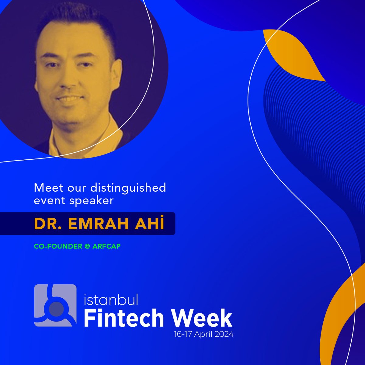 📢 Meet our distinguished event speaker, Emrah Ahi! Our speaker is the Co-Founder of ArfCap, a company that provides quant solutions for institutional investors using financial engineering, advanced analytics, and state-of-the-art A.I. technologies! He is also an academic