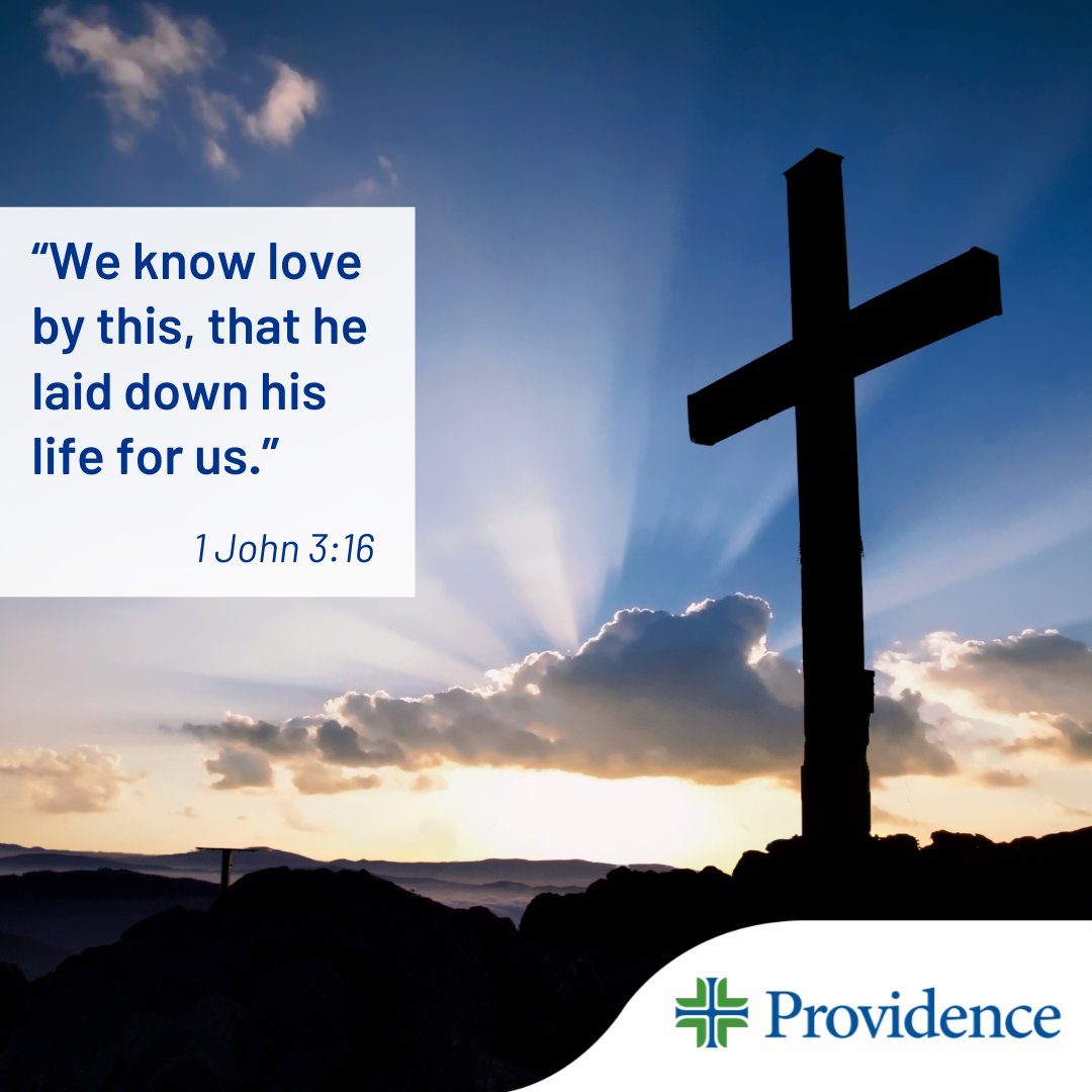 “We know love by this, that he laid down his life for us.” -1 John 3:16 #GoodFriday