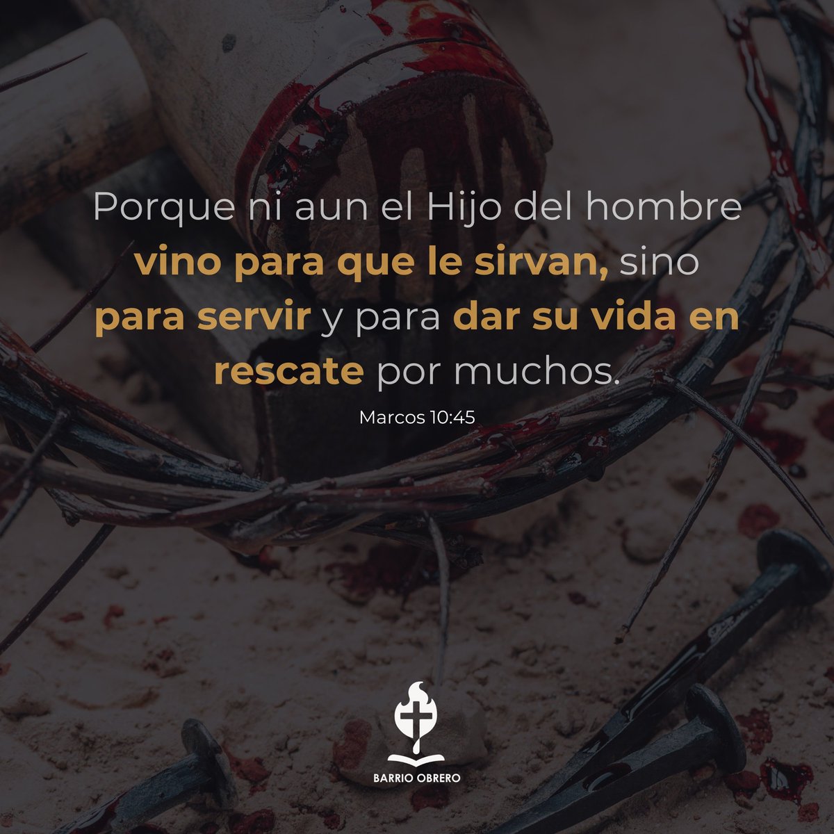 ✝️Jesús nos enseña que su sacrificio en la cruz no fue solo un acto de amor, sino también un acto de servicio. Él se entregó para salvarnos, mostrando que el verdadero liderazgo se encuentra en el servicio desinteresado a los demás.