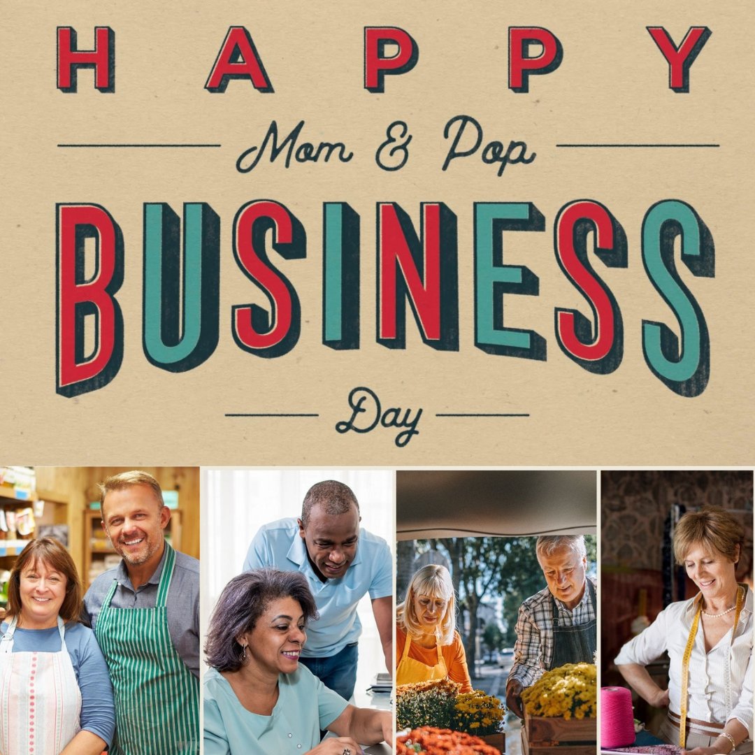 Happy National #MomandPop #BusinessOwners Day! From cozy coffee shops to charming boutiques, let's show our support for these small but mighty establishments that make our communities special. #ShopLocal #SupportSmallBiz #SDECCC