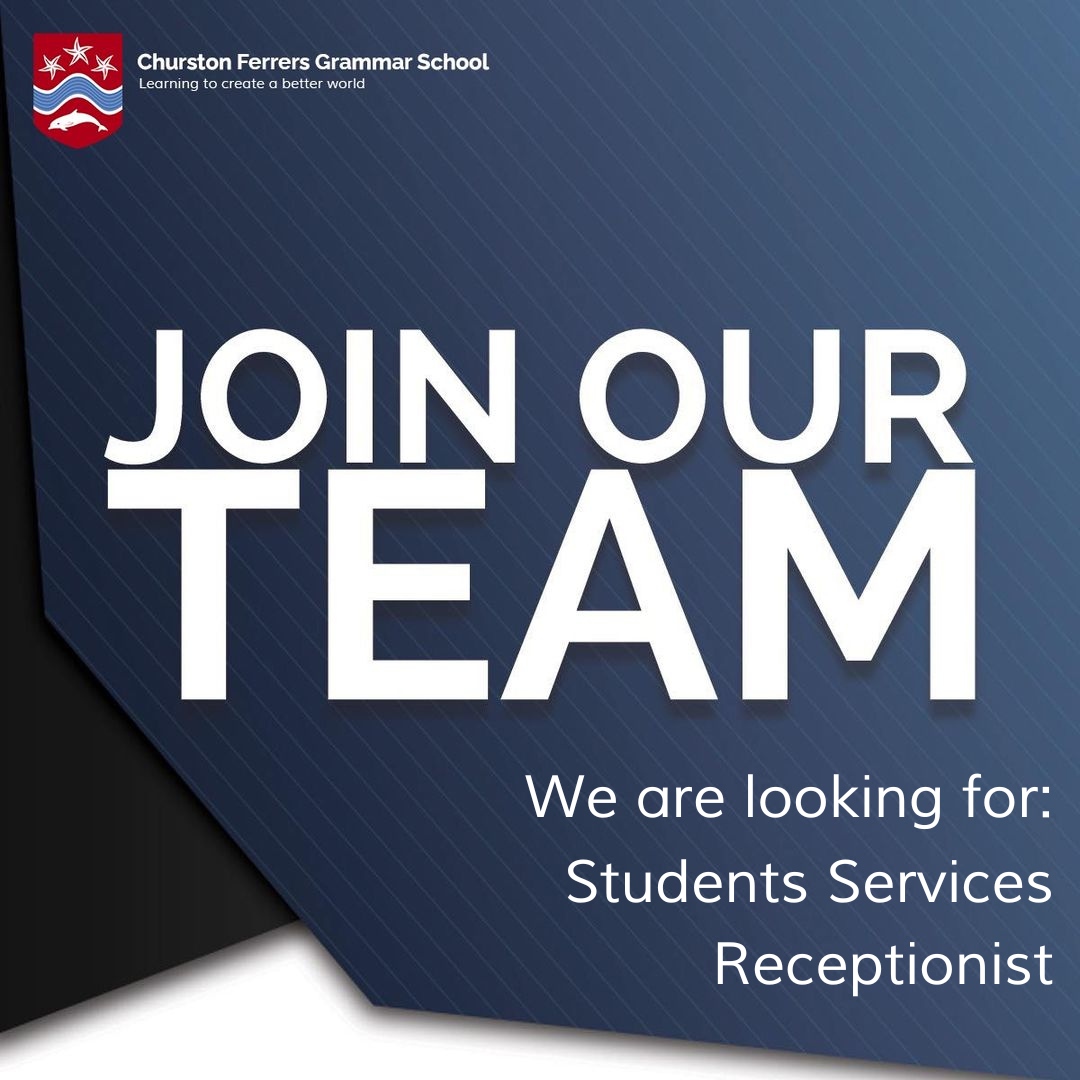 We are seeking to appoint the following role; - Students Services Receptionist For more information, application packs, and to apply please visit: churstongrammar.com/information/va… #teacher #workingineducation #education #jobs #recruiting