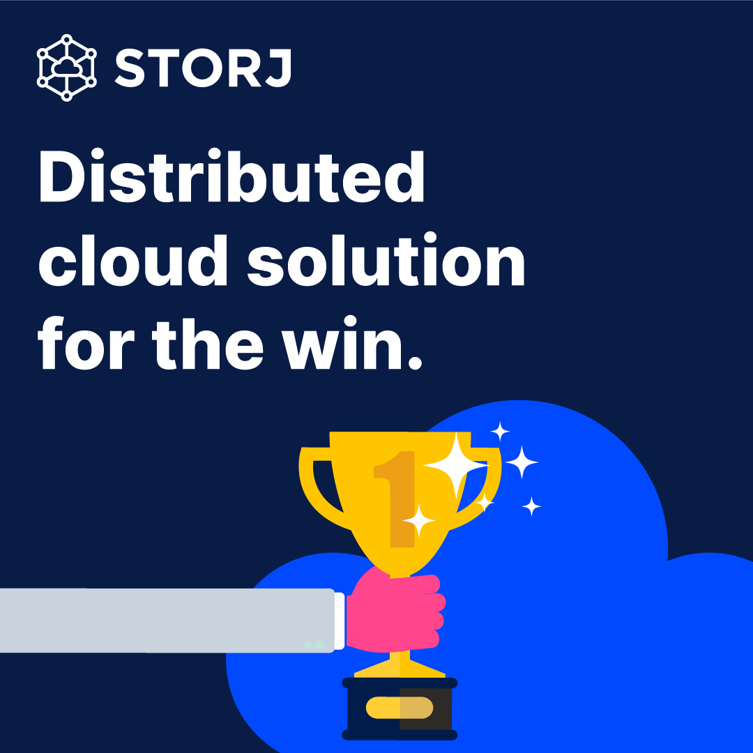 storj's tweet photo. Take your data storage to the next level.
Our distributed cloud makes it simple: 99.95% availability, end-to-end encryption & #GlobalStorage. Forget about complicated setups; it's storage made easy.
Learn more: https://t.co/h2txagJOAi https://t.co/0f3Tw7Vqr9