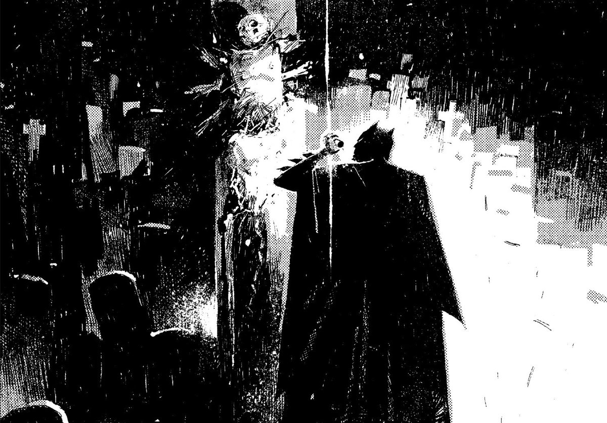batmancurated's tweet image. batman in ‘the crown of twelve tails’; art by ashley wood