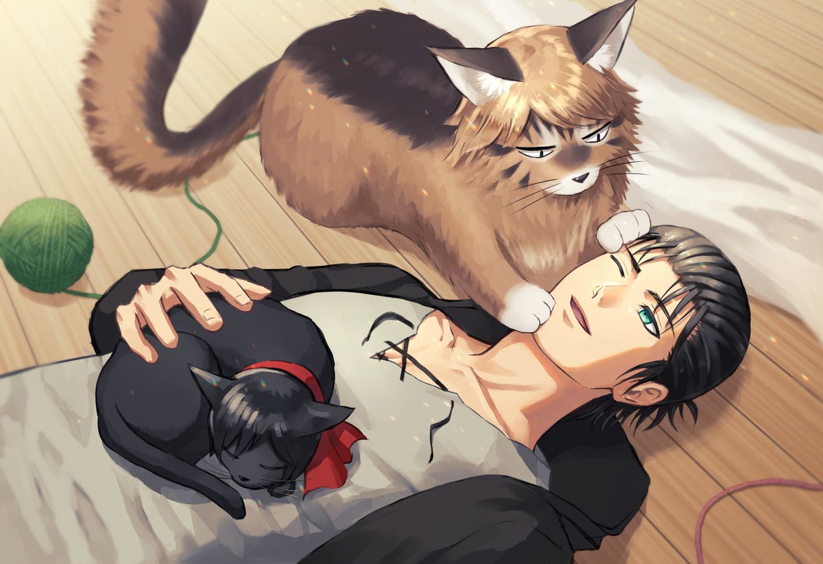 エレンおめでと〜〜！！🐈🐈‍⬛　#エレン・イェーガー生誕祭2024