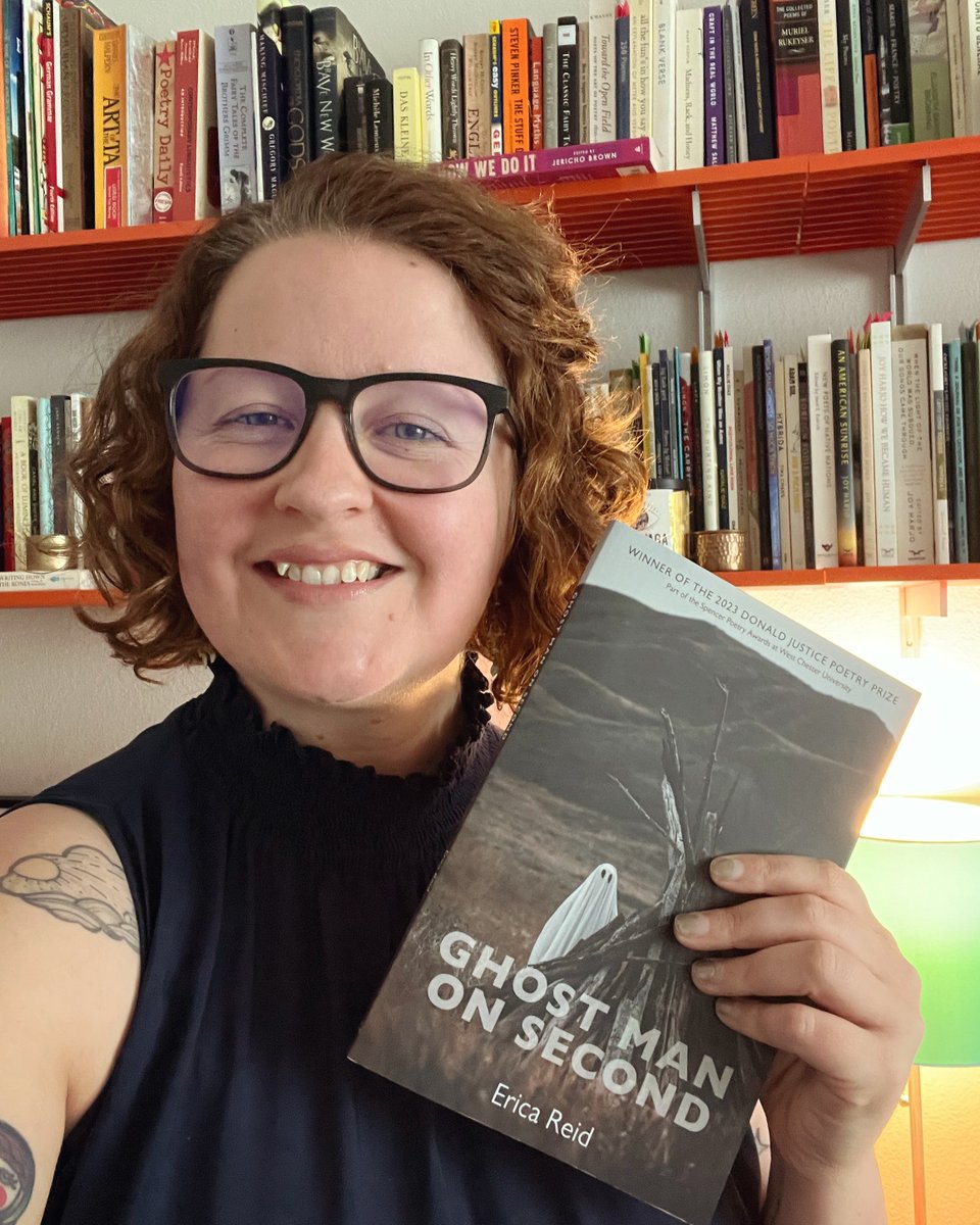AutumnHousePrs's tweet photo. Today, marks the #publicationday of GHOST MAN ON SECOND by @redrabbit. We're thrilled to publish your debut, Erica! Here's one poem from Erica's phenomenal collection, "Colorado Cottonwoods."

Learn more: https://t.co/JSw47Q0xhX

#pubday #indielit #donaldjusticepoetryprize https://t.co/aFoGPy9Pzy