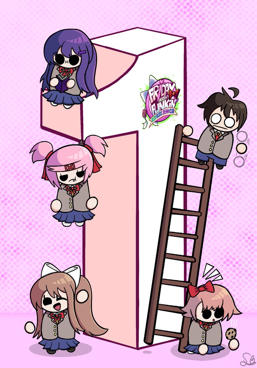 SogeyBread21's tweet image. (This is why my bio says “Late with art lol)

Happy (super late) anniversary to @MonkerVs
Shoutout to @NooBZiiTo1, thx for the chance to be part of this awesome mod

#FNF #DDLC #Doki #VsMonker #VsMonkerAnniversary