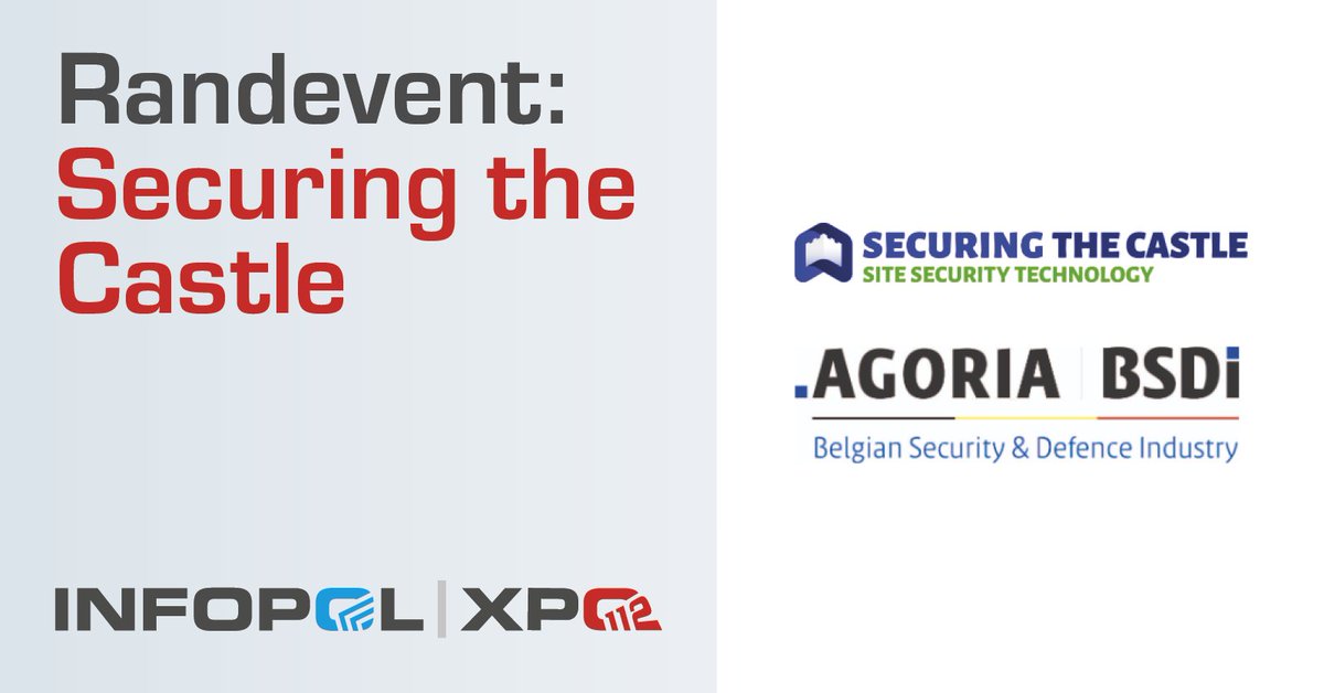 Infopol_Xpo112's tweet photo. @Agorianl - BSDI organiseert de volgende editie van 'Securing the Castle', een live evenement waar het Security, Technology &amp; Innovation Ecosystem (STIE) wordt gelanceerd. #Agoria #InfopolXpo112

Securing the Castle gaat door op woensdag 24 april van 10u00 tot 14u00 in Kortrijk. https://t.co/3tyTFRGcnT