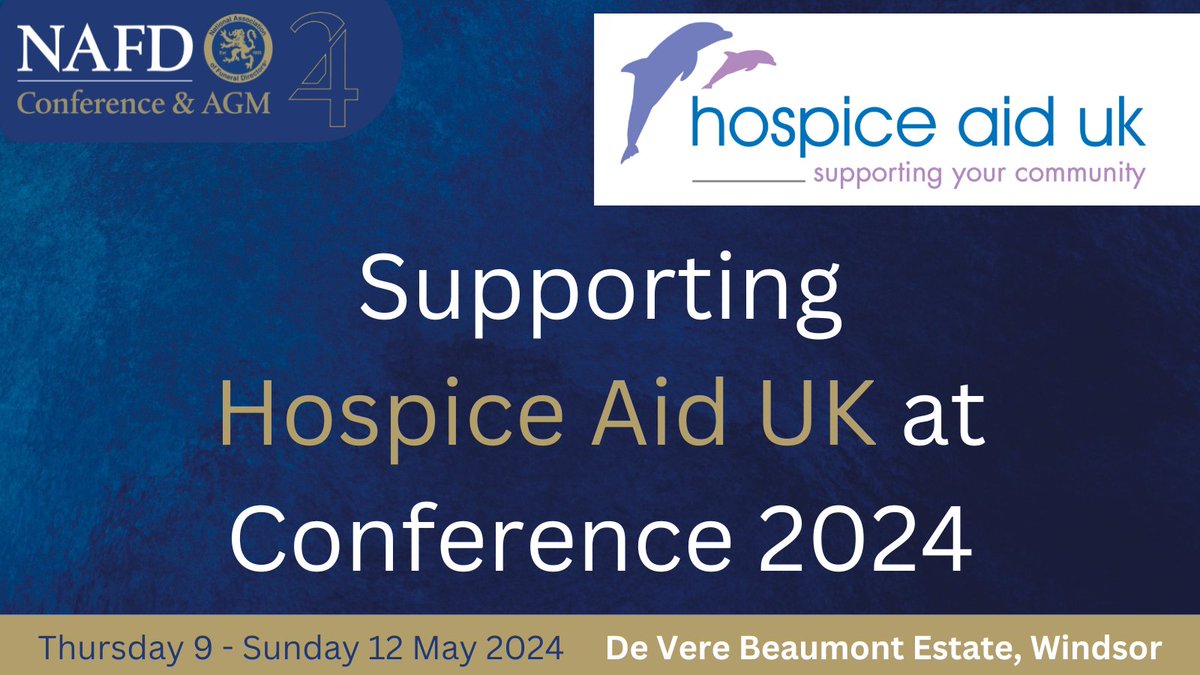 Chosen by @NAFDPresident Barry Pritchard, The NAFD will be raising funds for @HospiceAIDUK during Conference 2024. You can donate directly via the link below or join us at Conference to support our fundraising. 🔗 giving.give-star.com/online/hospice… 🔗 nafd.org.uk/agm-and-confer…