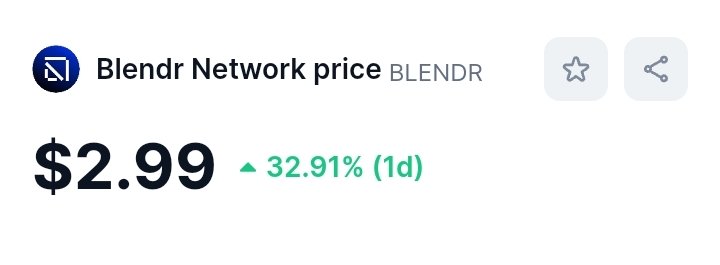 UsmanHoldings's tweet photo. Bought around $2..?
You are up 50%.. ✌️🎉 https://t.co/5MYuPFTfeR