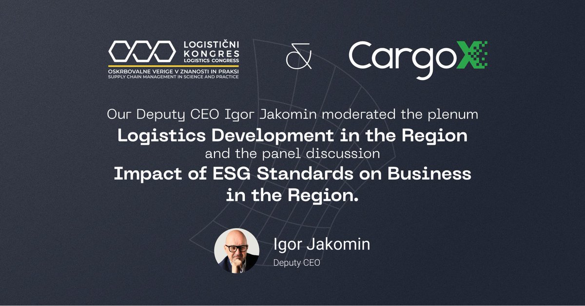 CargoX left a big mark at the 11th International Logistics Congress this week. Our Deputy CEO Igor Jakomin chaired panel discussions, while our announcement of interconnection with Usyncro drew the biggest crowd in the history of the Congress.